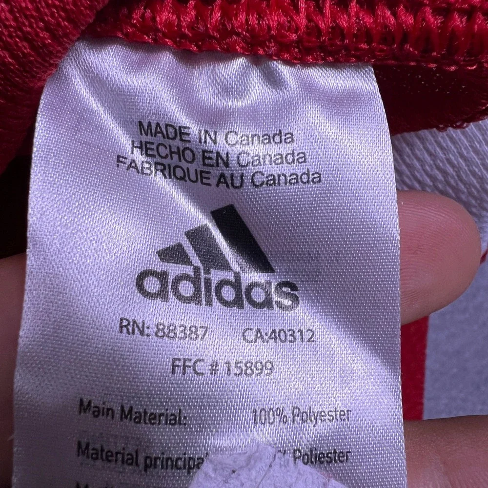 Adidas MiC Sacred Heart University Hockey Jersey V-Neck SHU Mens 56 Red‎